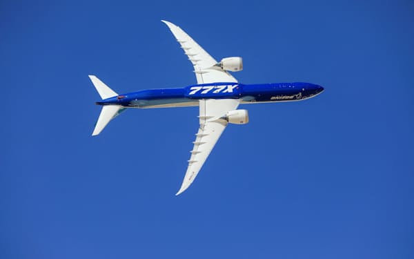 米ボーイングの次期大型機「777X」の開発・生産は難航している=ロイター