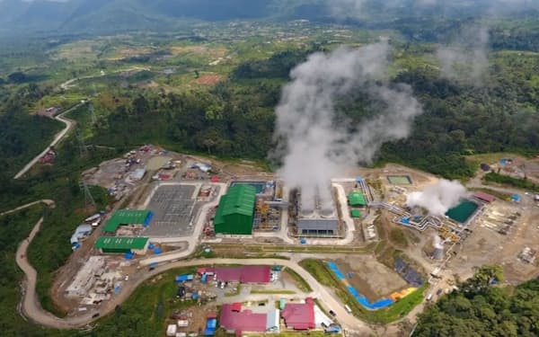 インドネシアのムアララボ地熱発電所