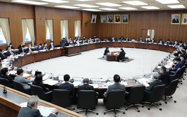 衆院憲法審査会は今年に入ってオンライン国会や緊急事態条項をめぐる討議を重ねている(4月21日)