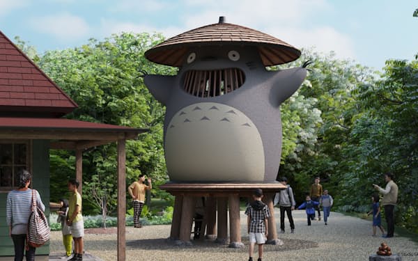 どんどこ森エリアの「どんどこ堂」©Studio Ghibli