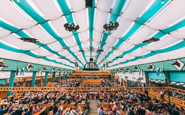 3年ぶりに開催が決まったドイツのビール祭典「オクトーバーフェスト」（ミュンヘン）