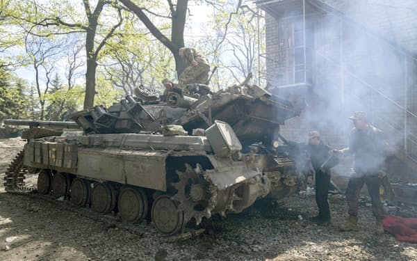 ウクライナ東部で同国軍の激しい抵抗が続いている＝AP