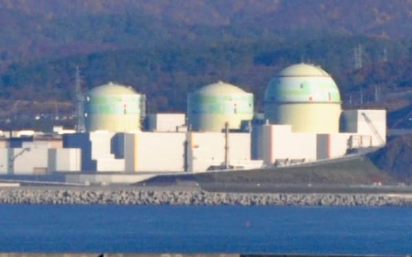北海道電力の泊原子力発電所(北海道泊村)
