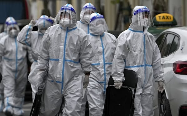 北京市当局は新型コロナウイルス対策をさらに強化する＝AP