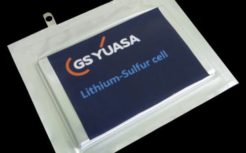 ＧＳユアサが開発したリチウム硫黄電池＝同社提供。