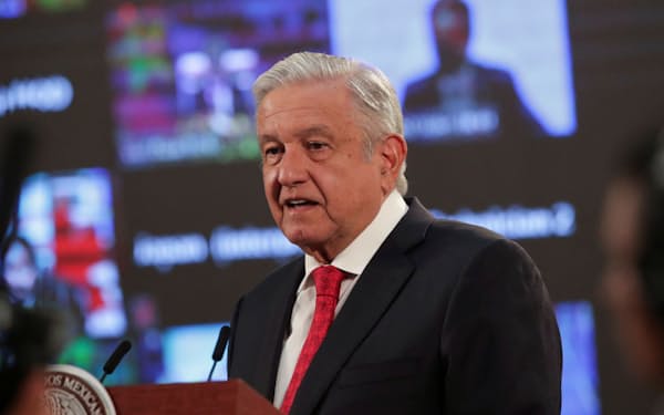 メキシコのロペスオブラドール大統領＝ロイター