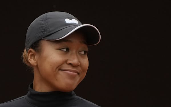 Naomi Osaka, of Japan, attends a training session on the occasion of the Italian Open tennis tournament, in Rome, Friday, May 6, 2022. (AP Photo/Gregorio Borgia)