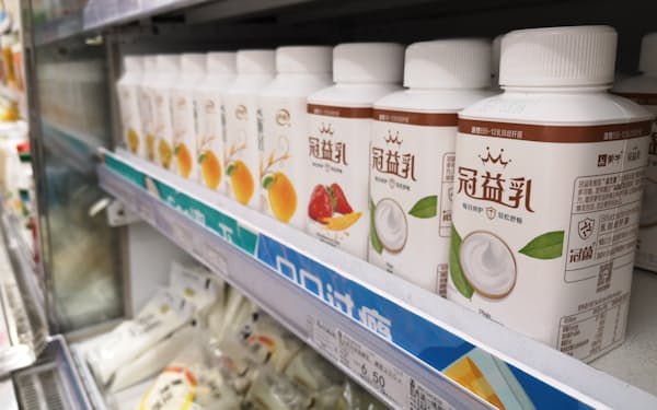 中国では乳製品の需要が伸びている（2019年、北京市）