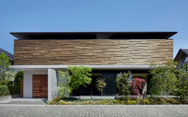 大和ハウスのモデルハウスの外観イメージ。木造と鉄筋コンクリートを組み合わせた