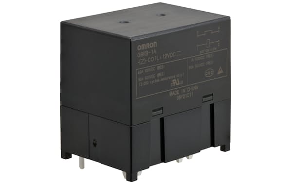 家庭用蓄電システム向け高容量直流リレー「G9KB」（出所：オムロン）