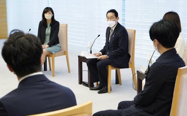 岸田首相は若手起業家らによるスタートアップへの支援に力を入れる