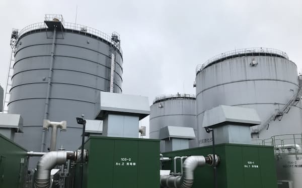 中川水循環センターはバイオガスを使った発電設備も備える(埼玉県三郷市)