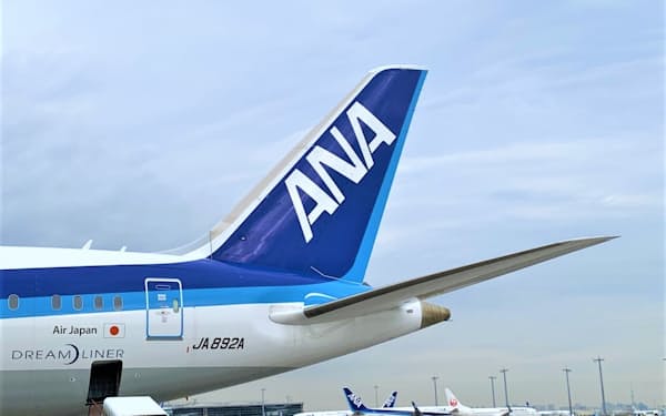 ANAは10月まで国際線運航率を3割弱と横ばいにする