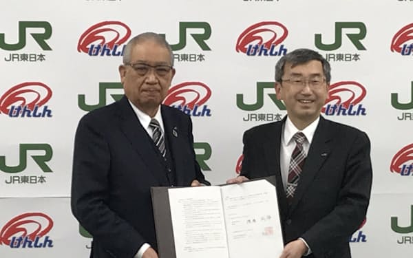 茨城県信用組合とJR東日本水戸支社が3月に結んだ連携協定の事業となる
