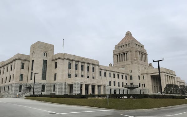 国会議事堂(衆院側から)