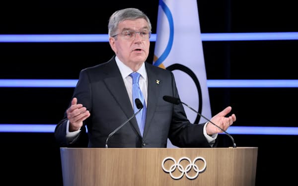 IOCのバッハ会長もロシアに対し、不信感を示した＝ロイター