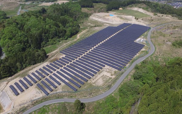 福島県や茨城県などに設置する太陽光発電所を売却する