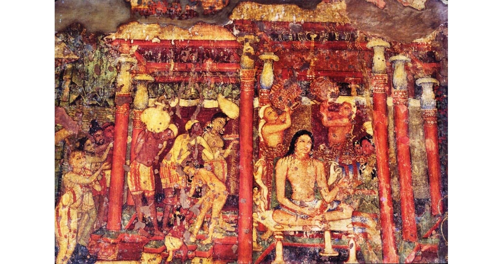 別世界のように彩られた壁 イラスト入りの古典 インドのアジャンター石窟 Nikkei Style 別世界のように彩られた壁 イラスト入りの古典 インドのアジャンター石窟 Nikkei Style