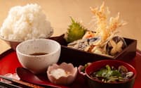 天ぷら やす田の「天ぷら定食」