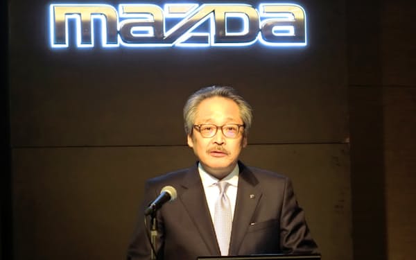 マツダの藤原清志副社長は上級SUV（多目的スポーツ車）の開発などを主導してきた