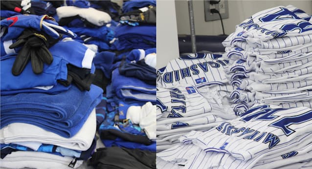 選手に真っ白なユニホームを クリーニングスタッフ奮戦 日本経済新聞 選手に真っ白なユニホームを クリーニングスタッフ奮戦 日本経済新聞