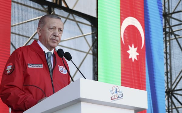 トルコのエルドアン大統領は北欧２国のNATO加盟を巡り、クルド問題で米欧に揺さぶりをかける＝ＡＰ