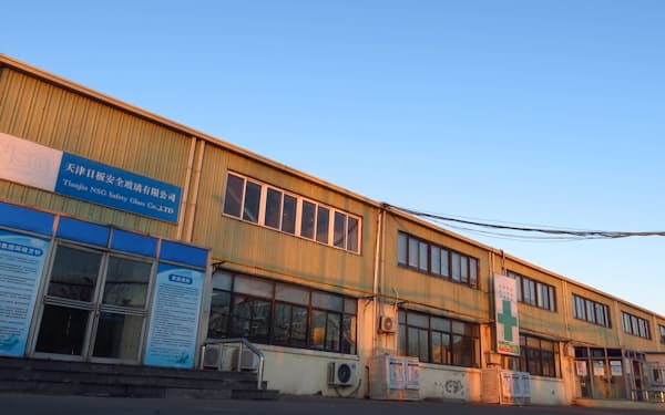 中国にある日本板硝子の加工拠点