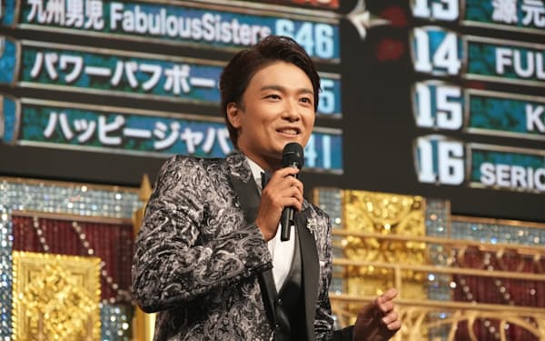 5月18日に幕張メッセで決勝大会が開かれた『THE DANCE DAY』（日本テレビ系）でMCを務めた井上芳雄。『THE DANCE DAY』はHuluで好評配信中。（C）NTV