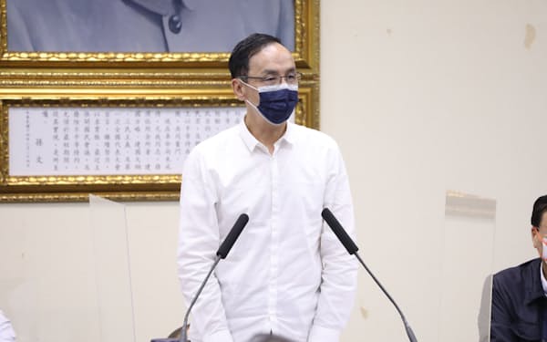 台湾・国民党トップの朱主席が2日から訪米する=国民党提供