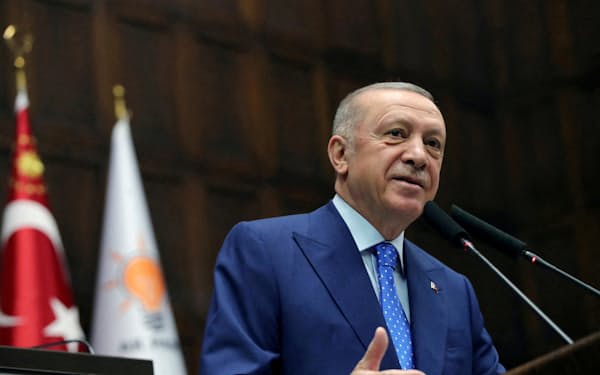 トルコのエルドアン大統領＝大統領府提供・ロイター