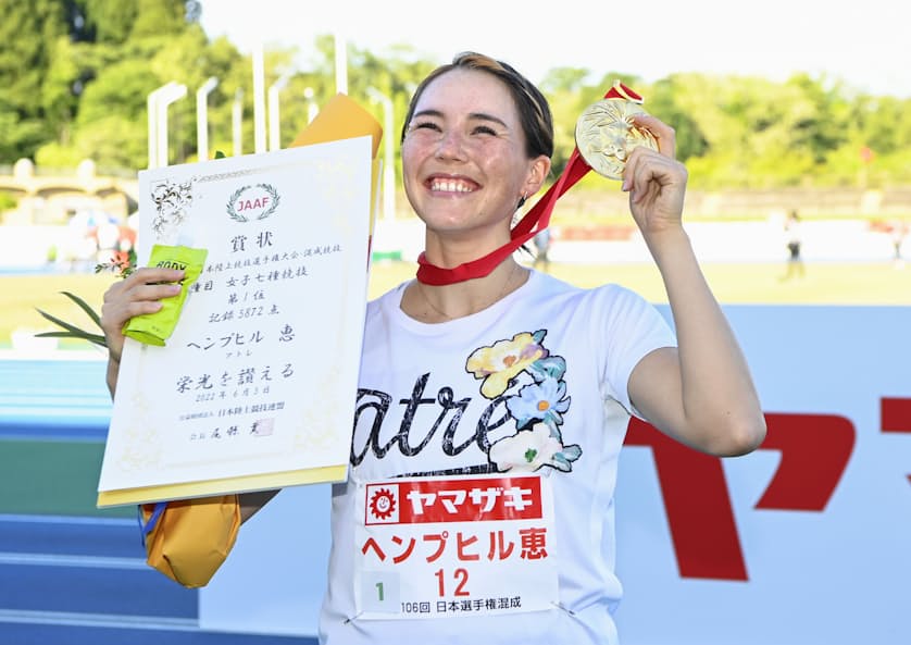 ヘンプヒル恵が5年ぶりv 女子七種競技 日本陸上混成 日本経済新聞 ヘンプヒル恵が5年ぶりv 女子七種競技 日本陸上混成 日本経済新聞