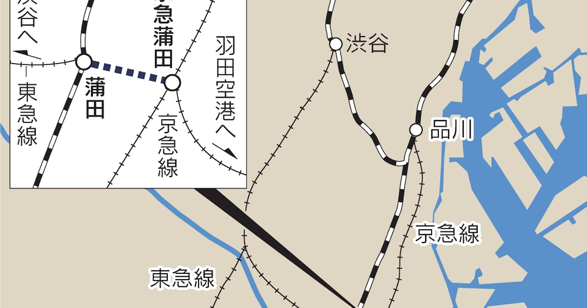 羽田空港連絡の「蒲蒲線」30年代開業 大田区と東京都が合意 - 日本経済新聞