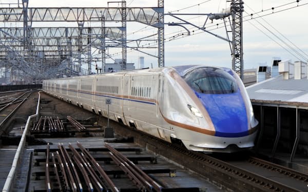 上越新幹線のＥ７系車両＝ＪＲ東日本提供