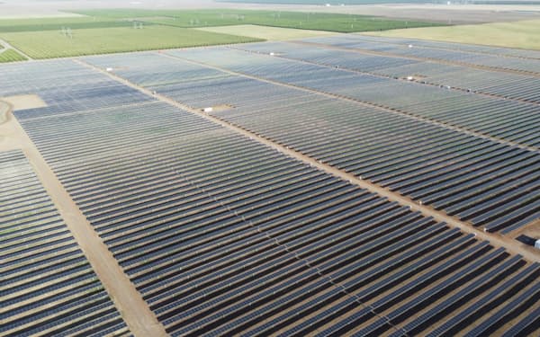 米カリフォルニア州で稼働した太陽光発電所