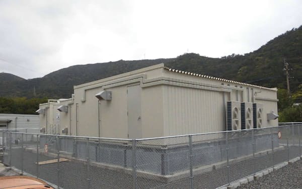 九州電力送配電が奄美大島に設置した蓄電池設備