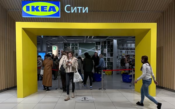 イケアはロシアで17店舗を持つ（3月、モスクワ）＝ロイター