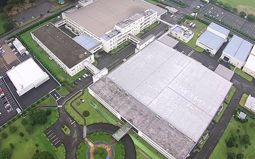 富士通は那須工場（栃木県大田原市）に屋外でローカル5Gの検証をできる場を設けた