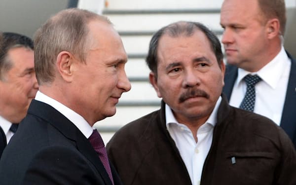 ニカラグアのオルテガ政権はロシアとの距離を縮めている＝ＡＰ