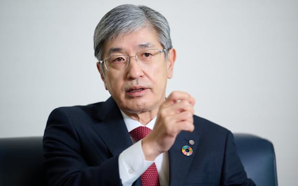 JALの赤坂社長は「ESG経営を掲げることは産業改革につながる」と話す
