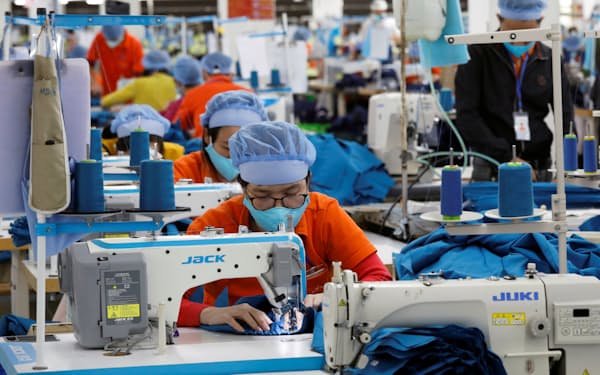 ベトナムの縫製産業は好調を持続している（ロイター）