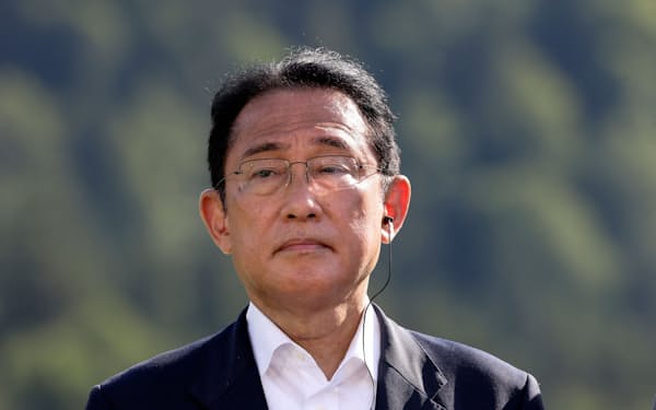 岸田首相は中国のガス田開発を批判した（26日、ドイツ南部エルマウ）