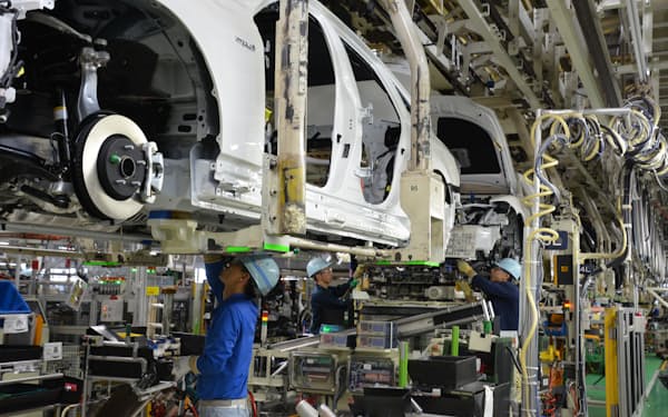 中国のロックダウンなどが響き、トヨタの国内生産は前年同月比28%減だった