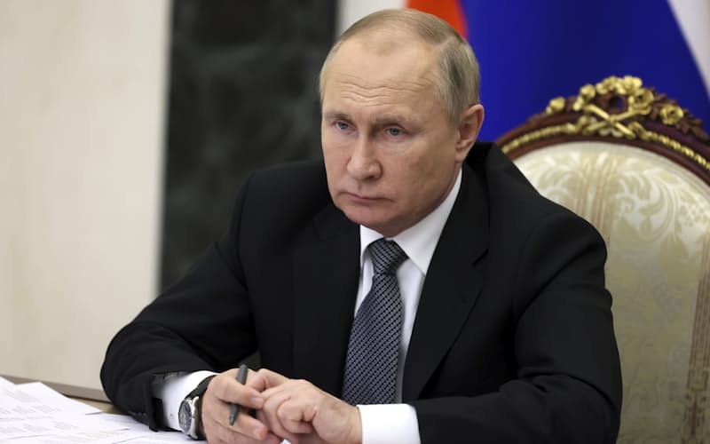 ロシアのプーチン大統領（6月21日）=AP