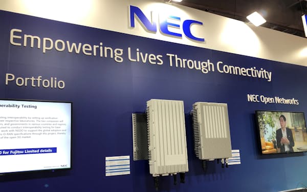 NECは国内外で5G事業を拡大している