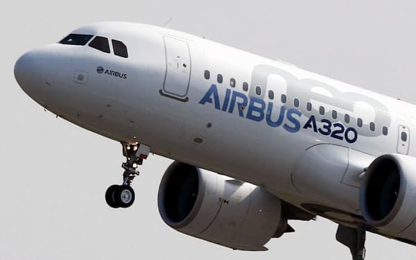 欧州エアバスの「A320neo」（2014年、フランス）＝ロイター