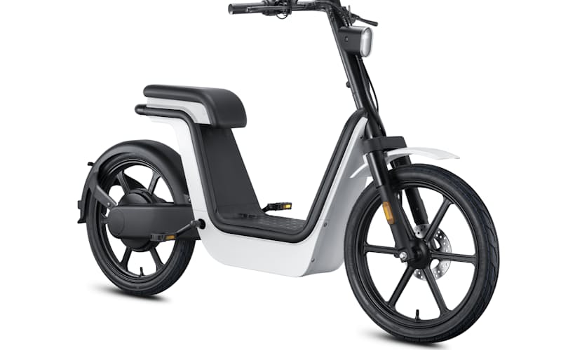 ホンダと良品計画が共同で企画した電動自転車(ホンダ提供)