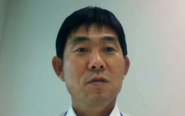 オンライン取材に応じるサッカー日本代表の森保監督（６日）＝共同