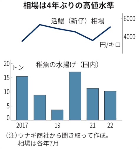 丑の日ウナギ高め 稚魚不足で4割高 専門店は値上げ 日本経済新聞 丑の日ウナギ高め 稚魚不足で4割高 専門店は値上げ 日本経済新聞