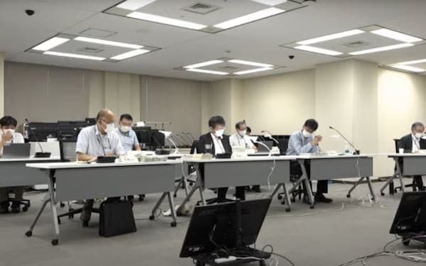 原子力規制委員会は15日の審査会合で、浜岡原発の想定津波高を議論した