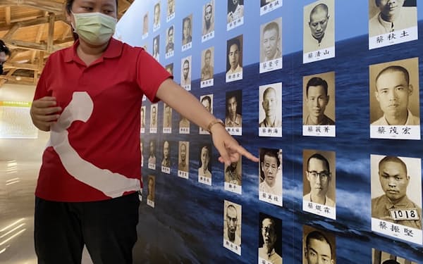 蔡焜霖さんは約10年間、多くの若者とともに強制収容された（6月28日、台湾南東部の離島・台東県緑島の政治犯収容所跡地）